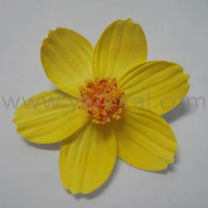 Classic colored floral foam flower head