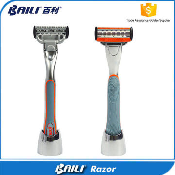 Five Blade Feature and No Electric Durable Removable Shaving Razor 5 Blade