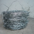 Galvanized high security anti-climb barbed wire mesh fence