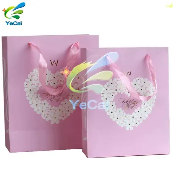 Professional manufacturer MOQ=500pcs paper shopping bag , eco-friendly custom craft paper bag