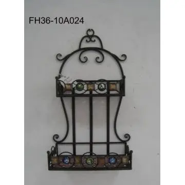 metal wall shelf decorative rack