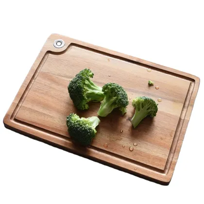 Thick Acacia Wood Cutting Board Chopping Board Natural