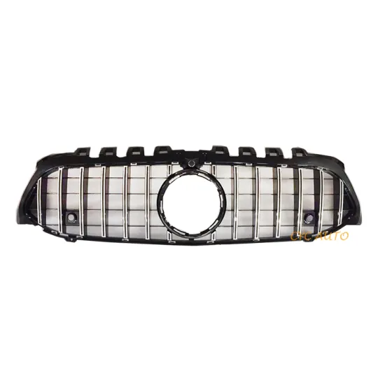 Chrome Black Bumper GT Mesh Grill for Mercedes Benz A Class W177 2019-2021
