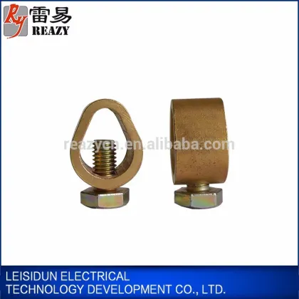 High quality 100% metal copper grounding earth rod g clamp c clamp u clamp