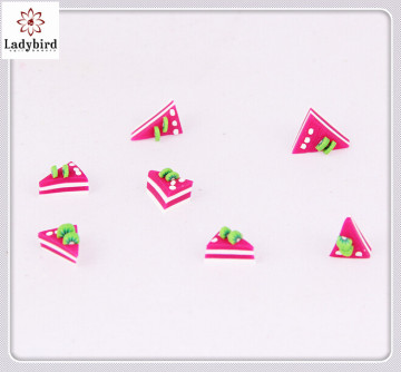 2014 ladybird newest cake design 3D design nail art decoration nail fimo art