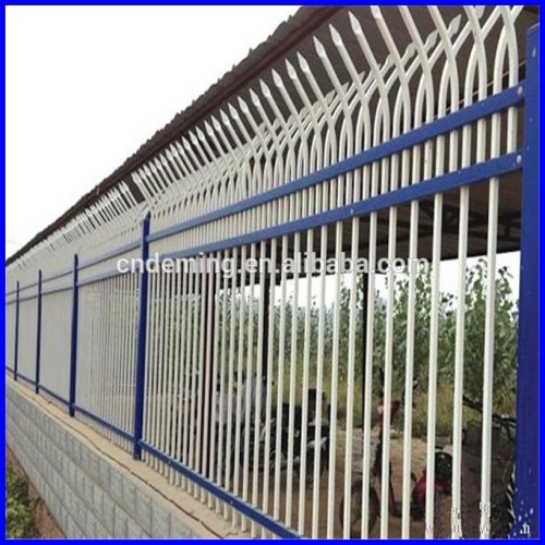 factory price spear top double rail  fence