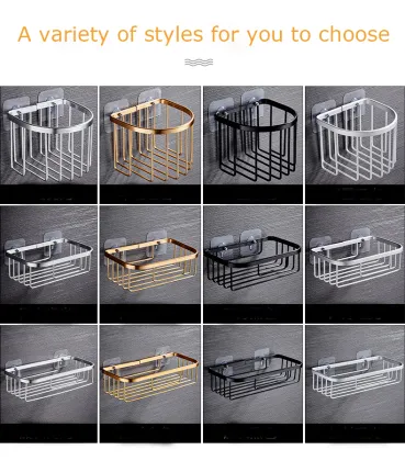Stainless Steel Bathroom Corner Wire Rack for Efficient Storage