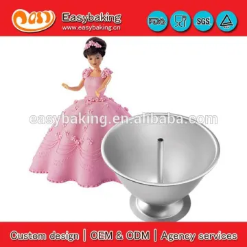 Fondant cake topper princess doll petite aluminum cake mold