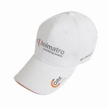 Custom Six-panel Baseball Cap with 100% Cotton and Embroidered Logo