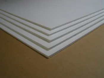 White hollow board carton