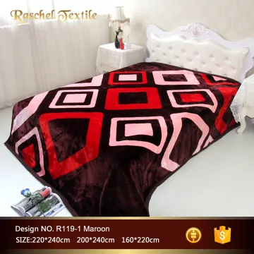 100% polyester Blanket,1Ply spaish style embossed 3.5kg blanket