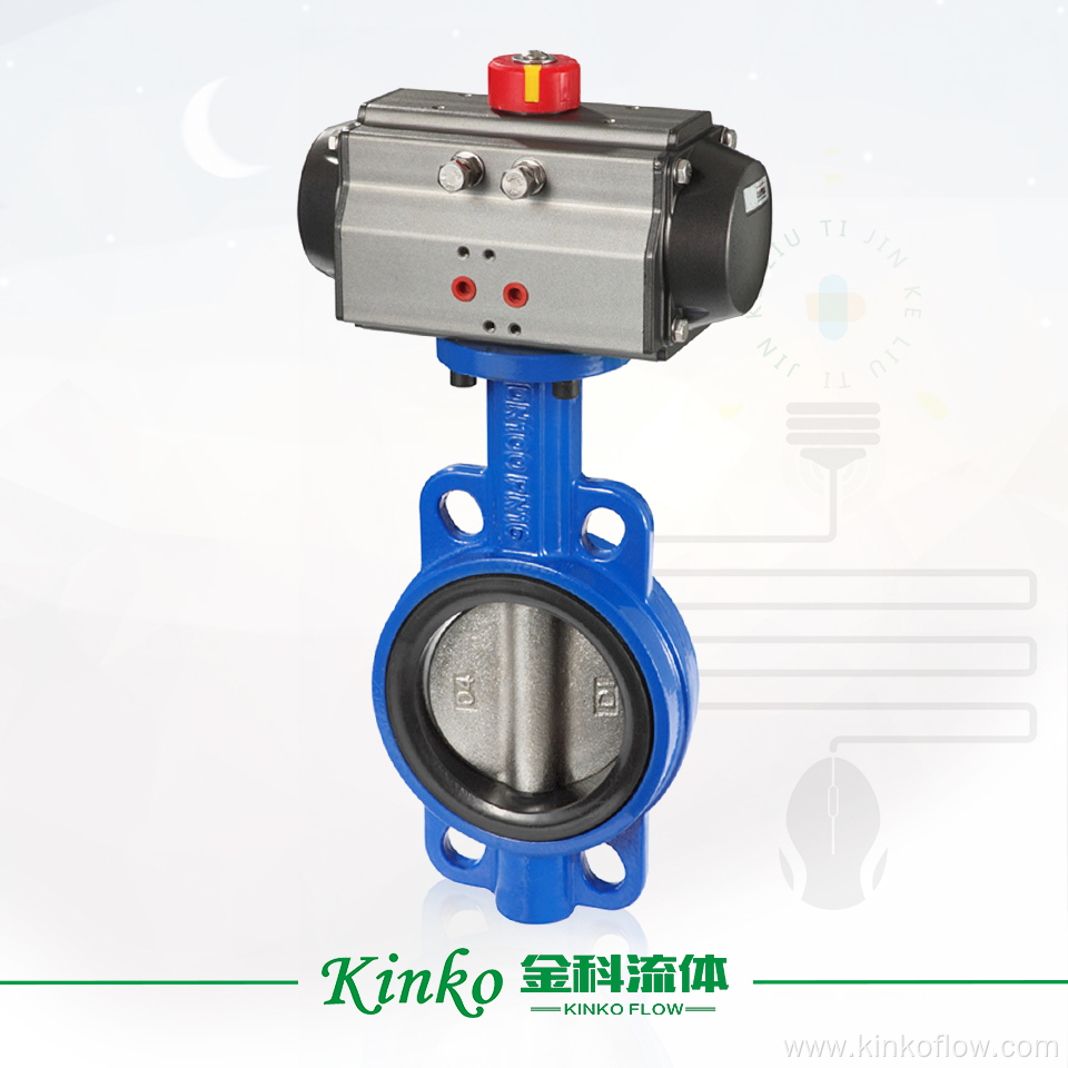 pressure pneumatic butterfly valve