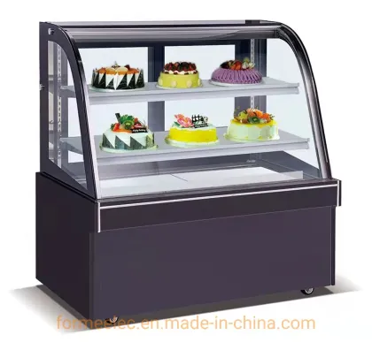 Bakery Refrigerator Showcase Cake Cooling Display Cabinet Arcuate Dessert Showcase