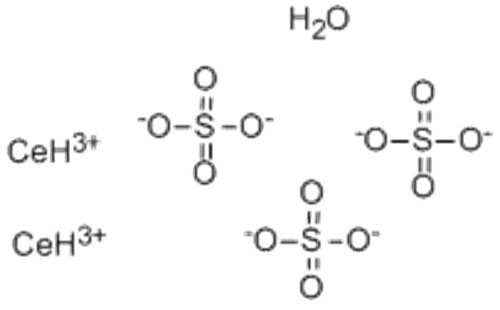 CERIUM(III) SULFATE N-HYDRATE CAS 13550-47-5