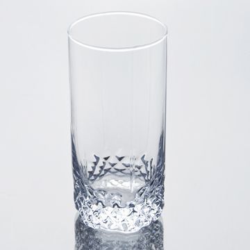 Drinking Glass Tumbler, Machine Pressed and Machine Blown