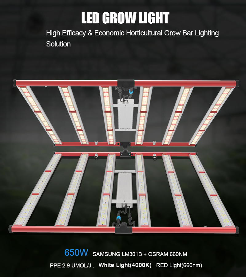 Dimmbare High Power LED Wachsen Lichtstange 650W