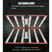 LED 650W Crescer luz de plantas hidropônicas interiores