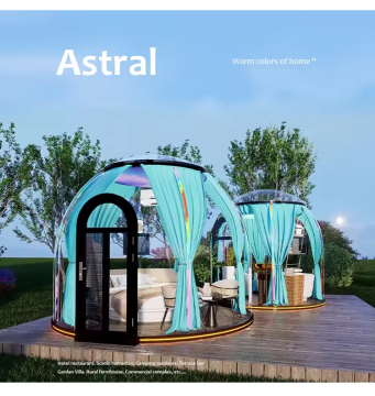 Polycarbonate Prefab PC Crystal Bubble Dome House
