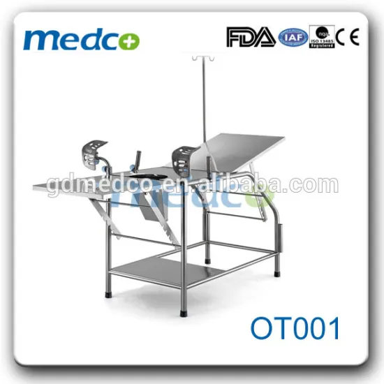 Staineless Steel Surgical ob Gyn Exam Table OT001