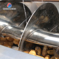 Máquina industrial de lavar e descascar vegetais para batata