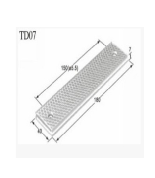 TD-07 Reflector 180*40 Fotoelectric Switch Baffle Board