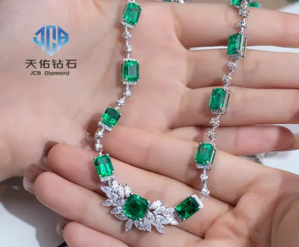 Elegant Lab-Grown Gem Cut Diamond Jewelry