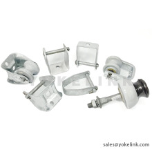 Horquilla secundaria aislante de carrete