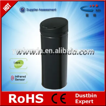 Household Office Hotel s/s sensor trash can red