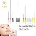 Hipodermik Micro Fine Dermal Filler Cannula Blunt