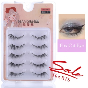 Thin Band Natural Wispy Faux Mink False Eyelashes