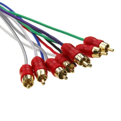 8 Male to 8 Male RCA Cable - Pro Audio Snake Cable for Home Audio