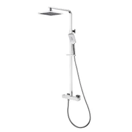 Chrome Thermostatic Shower System