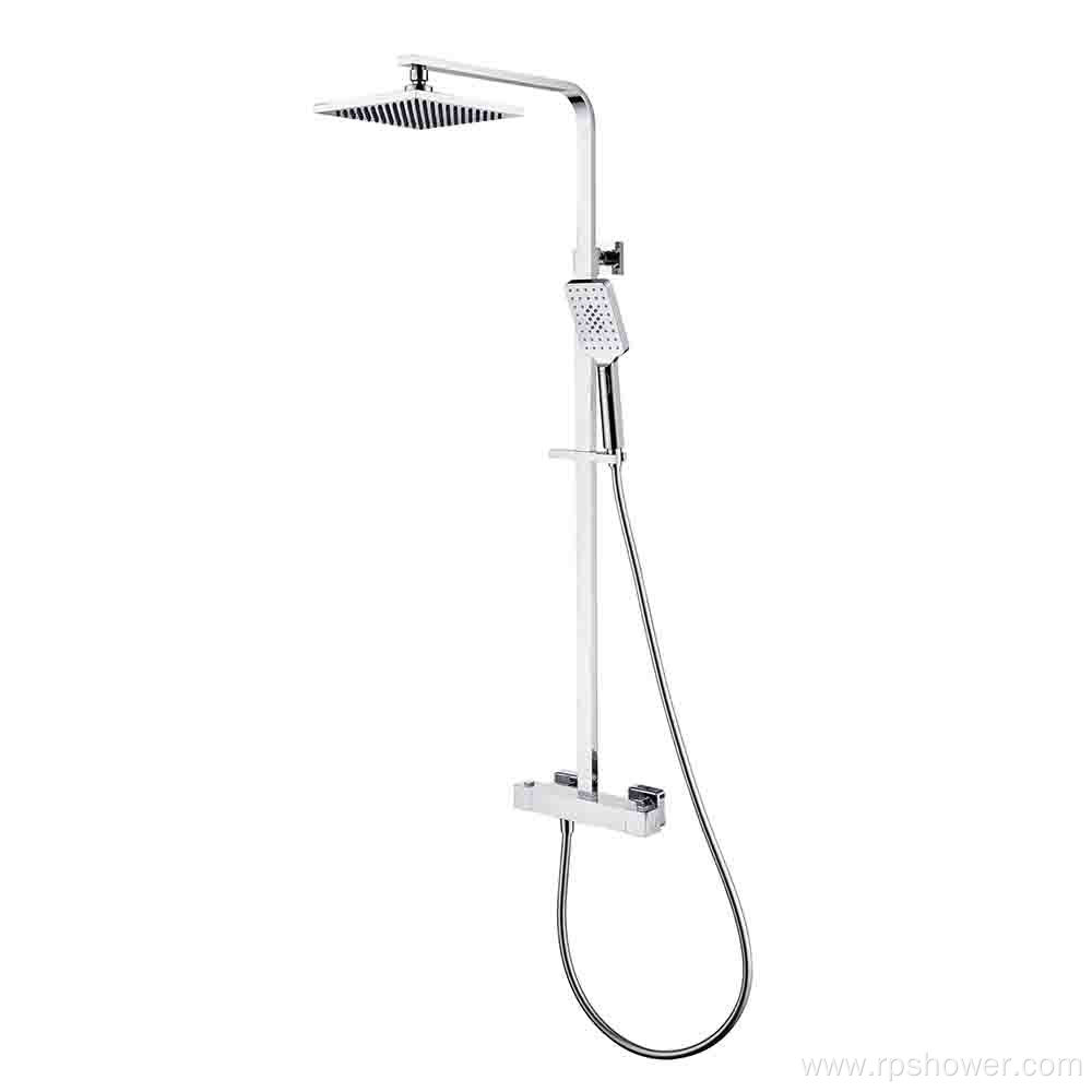 Chrome Thermostatic Shower System