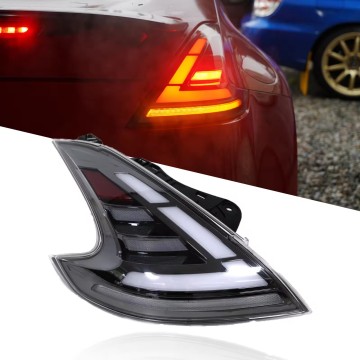 قم بتوصيل وتشغيل مجموعة خلفي معدّة لأنظمة الإضاءة التلقائية لـ Nissan 370Z Z34