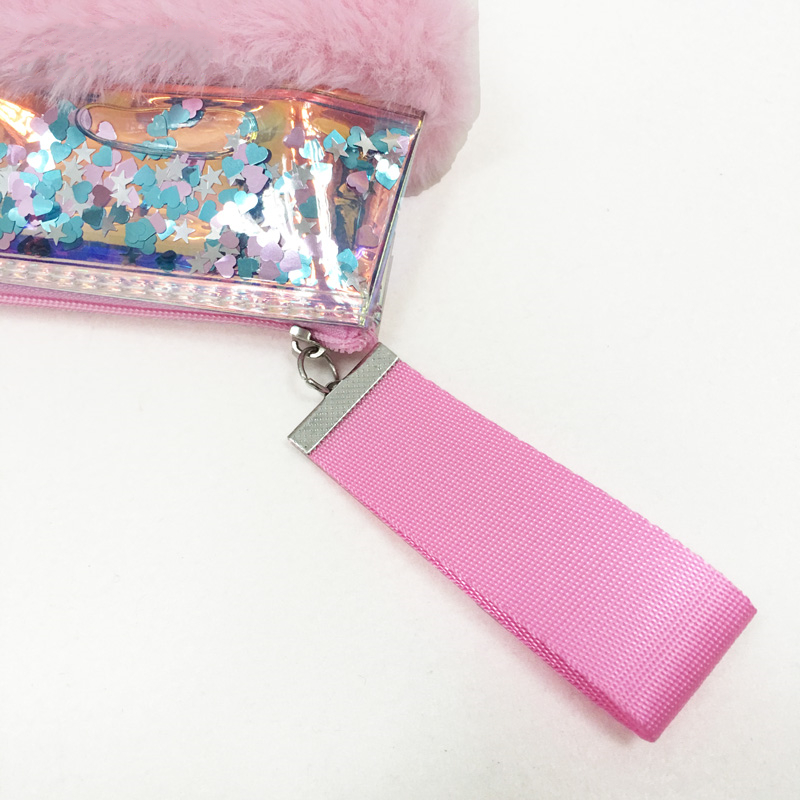 Glitter Plush Pencil Case 3 Glitter Plush Pencil Case 3