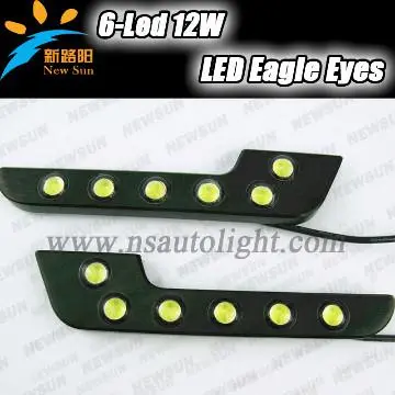 super White Eagle Eye Daytime Running Light DRL car auto Parking light