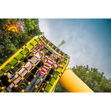 Terrain de jeu de glissière de tube de tour d&#39;activité de HPL pour des enfants