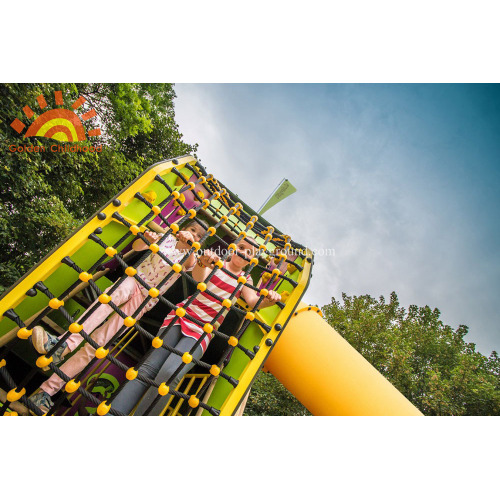 Terrain de jeu de glissière de tube de tour d&#39;activité de HPL pour des enfants