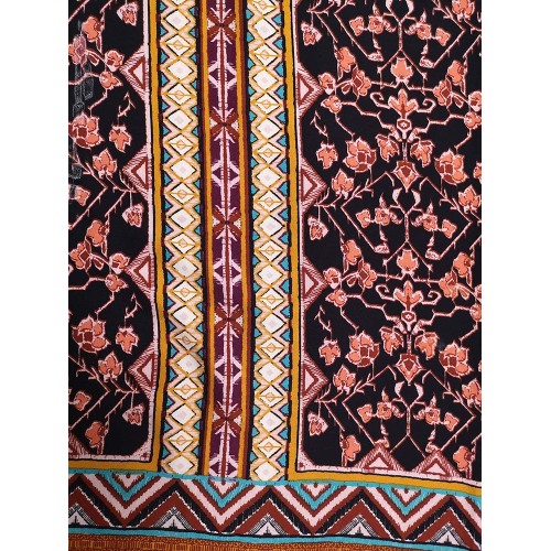 Etnisk Rayon Twill 3024S Tryckväv