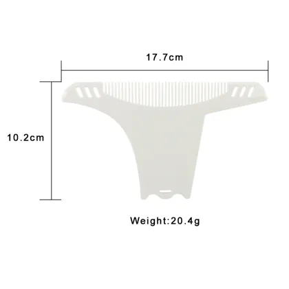 Mens Beard Shaper Nose Guide with Comb: Beard and Mustache Shaping Tools