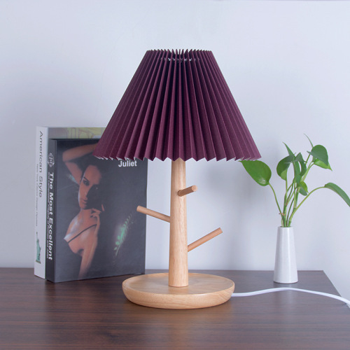 LEDER Best Lámpara de mesa de madera