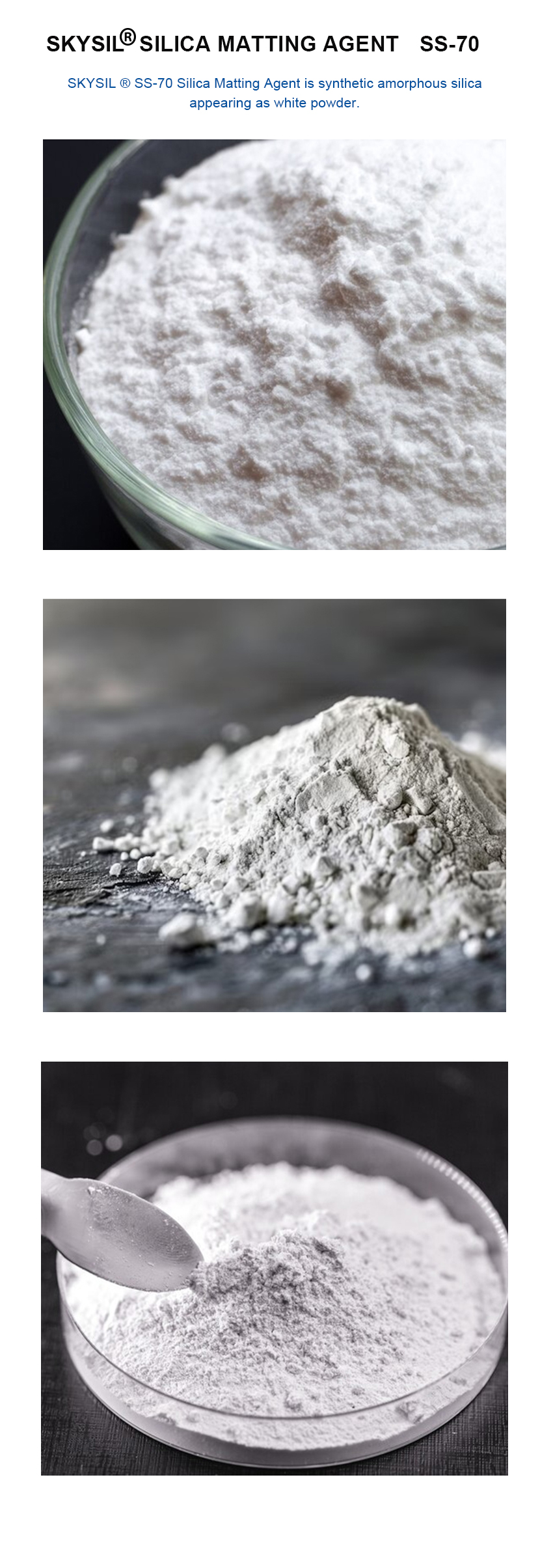 QUANXU SILICA DIOXIDE POWDER (SS-70) M3