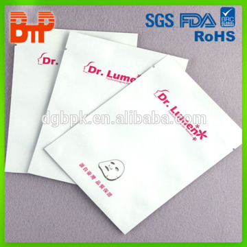 metalized laminated layers for facial mask bag