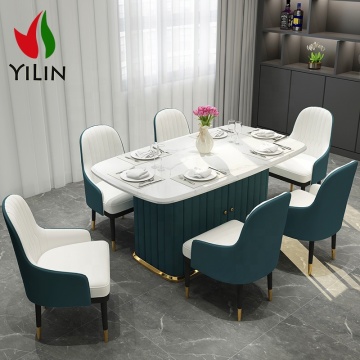 Modern Dining Room Table Set for 6 with Storage - Hot Sale in Malaysia