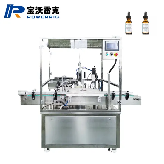 Automatic Vial and Bottle Filling and Capping Machine