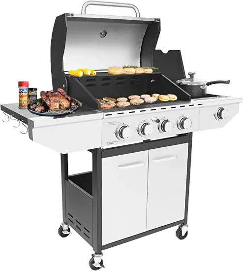 Outdoor 4 Burener BBQ Propance Gas Grill