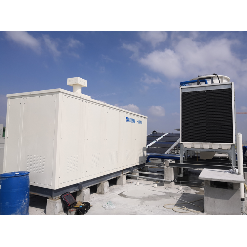 Series modular chiller heater