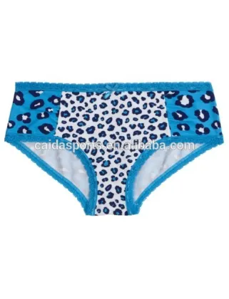 Lace decrorated design girls under panties underwear