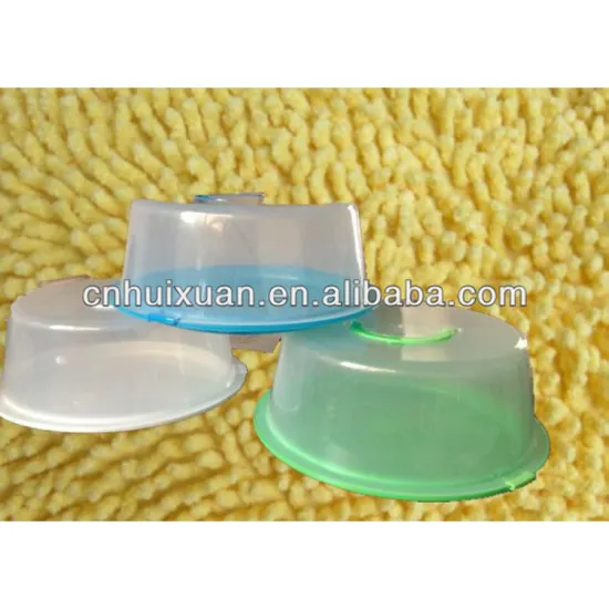 12" plastic cake server and cover