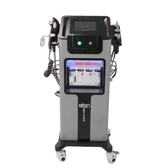 8-in-1 H2O2 Hydrogen & Hydro Dermabrasion Facial Beauty Equipment: Small Hydra Bubble Dermabrasion and Aqua Therapy